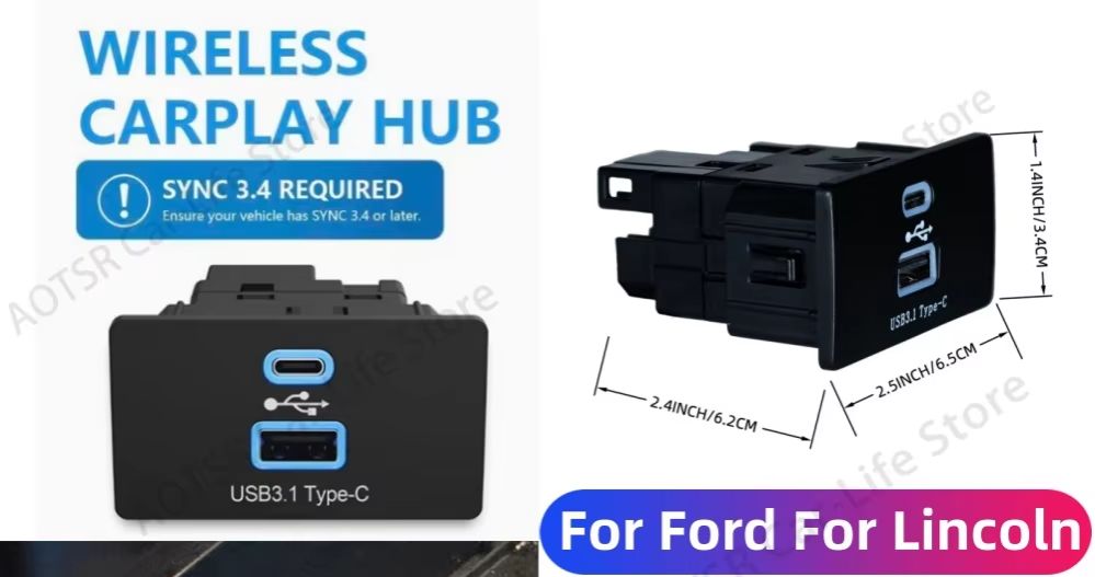 Adattatore wireless CarPlay e  - Usb Hub Type C recensione e prezzo