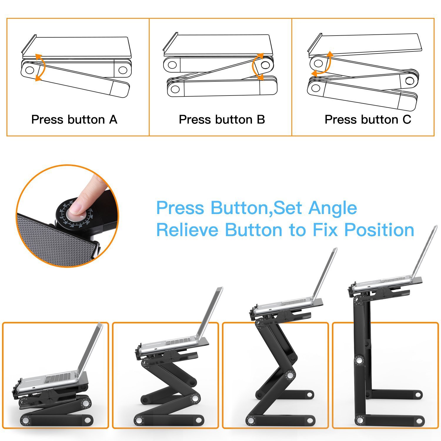 Tavolo per laptop pieghevole i - Tablet Lap Desk recensione e prezzo